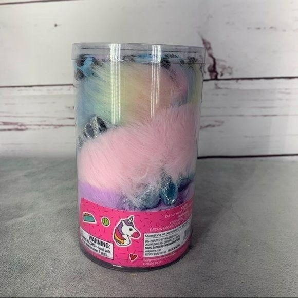 Furever Friends 6 Count Scrunchie Hair Accessories Rainbow Animal Print Set - Picture 2 of 7